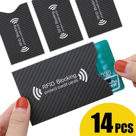 rfid credit card blocking theft protection sleeves|rf blocking credit card sleeve.